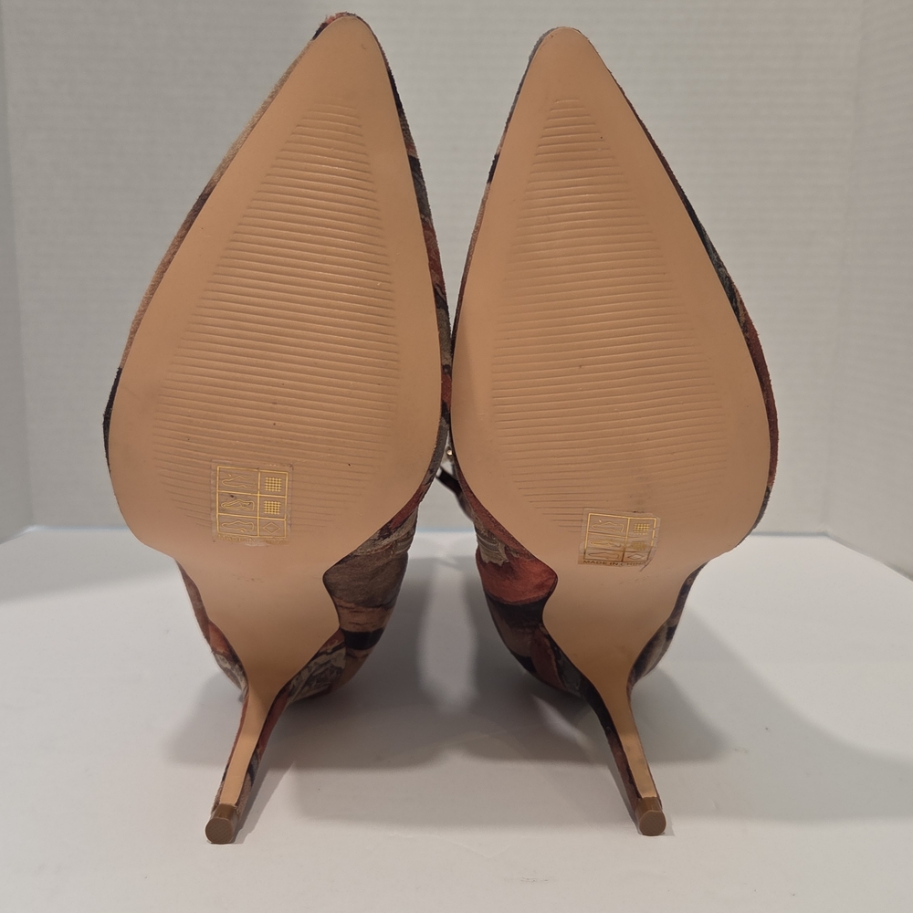 NEW Viviana Multicolor Artistic Heeled Boots - Picture 5 of 7